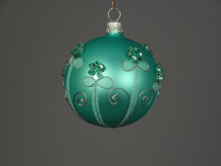 Skleněné vánoční ozdoby