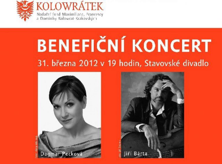 Dagmar Pecková a Jiří Bárta hosty benefice Nadačního fondu Kolowrátek