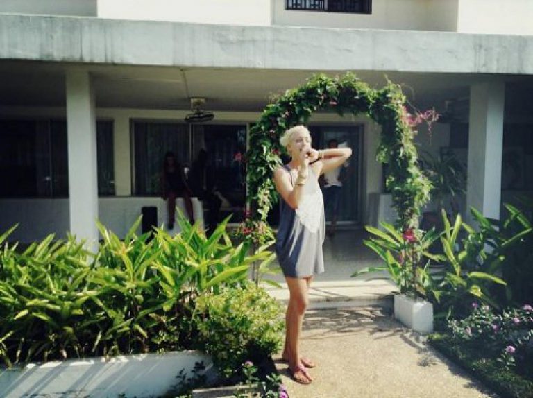 Kateřina Mátlová v roli moderátorky