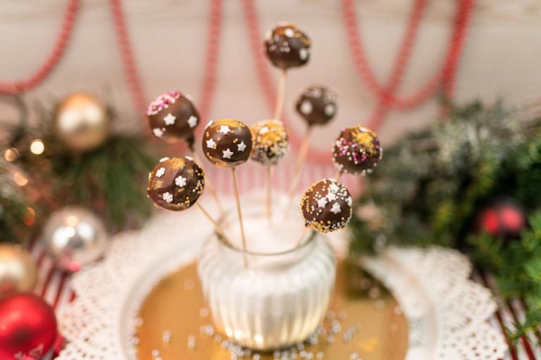 Vánoční dortíky na špejli