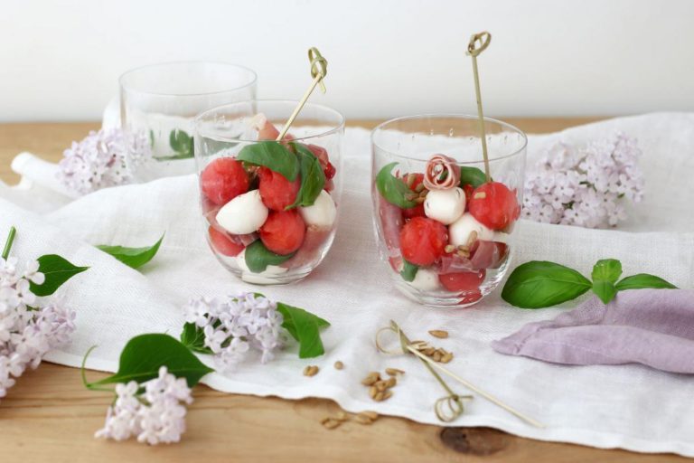 Melounové jednohubky do skla Melounové jednohubky do skla