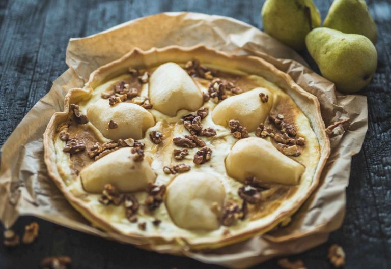 Hruškový koláč Hruškový koláč