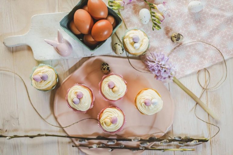 Jogurtové velikonoční košíčky Jogurtové velikonoční košíčky