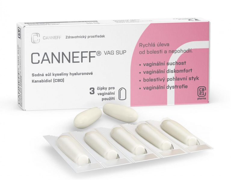 CANNEFF® VAG SUP – vaginální čípky