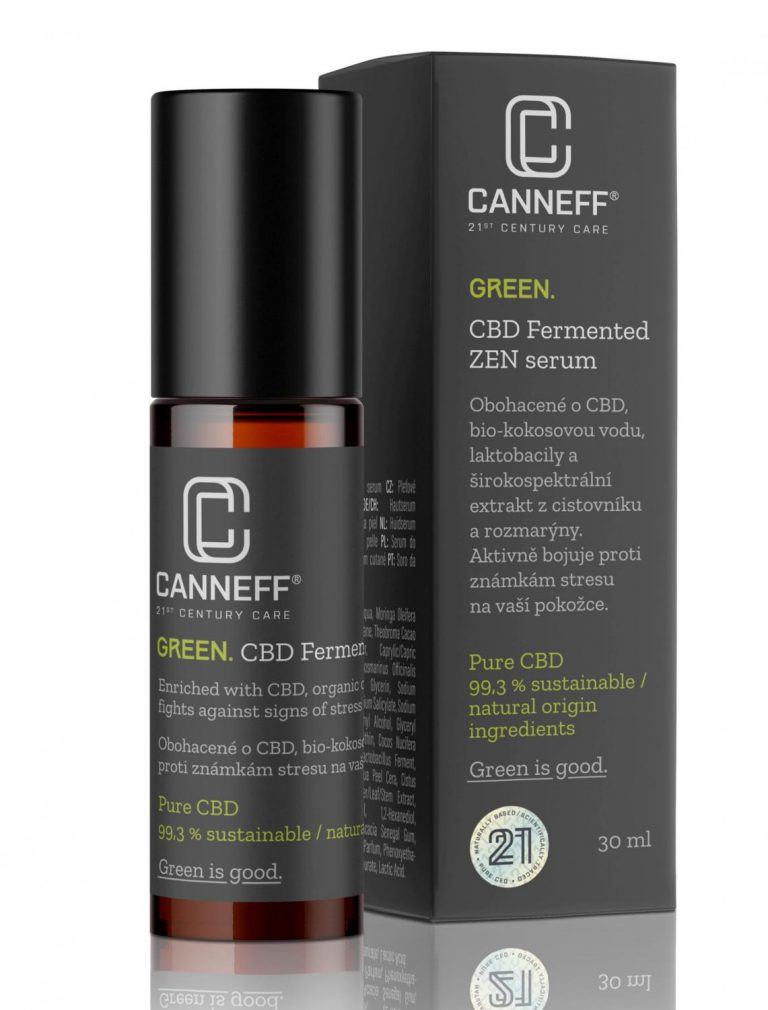 CANNEFF GREEN. CBD Fermentované ZEN sérum