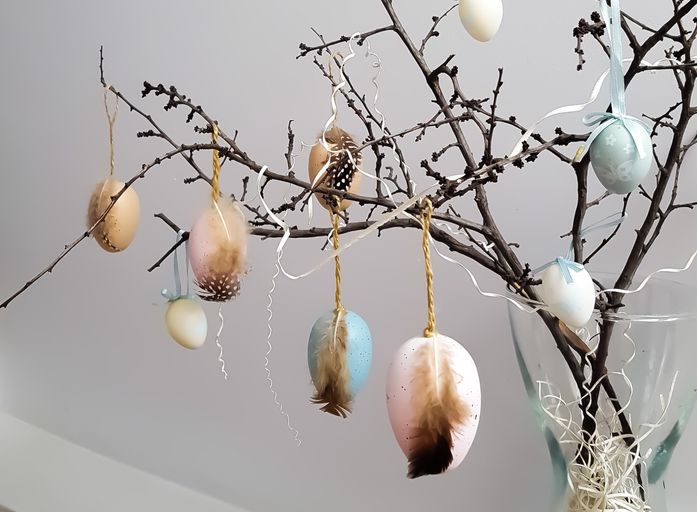 Velikonoční dekorace do vázy Foto: Ksenia Kovzolovych / Shutterstock.com