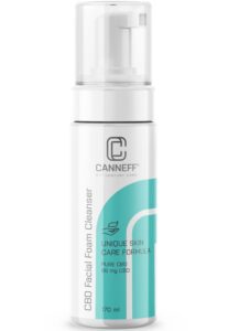 Canneff CBD pleťová čistící pěna