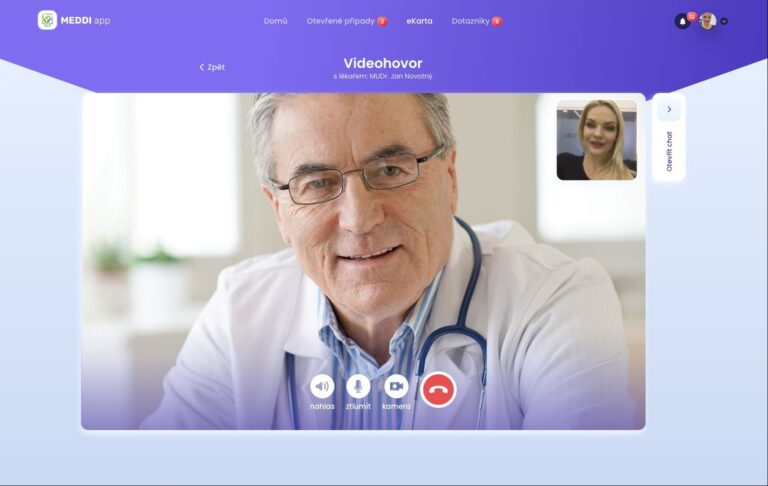 Aplikace MEDDI app: bezplatné spojení s lékařem z Česka v lese i na pláži Aplikace MEDDI app: bezplatné spojení s lékařem z Česka v lese i na pláži