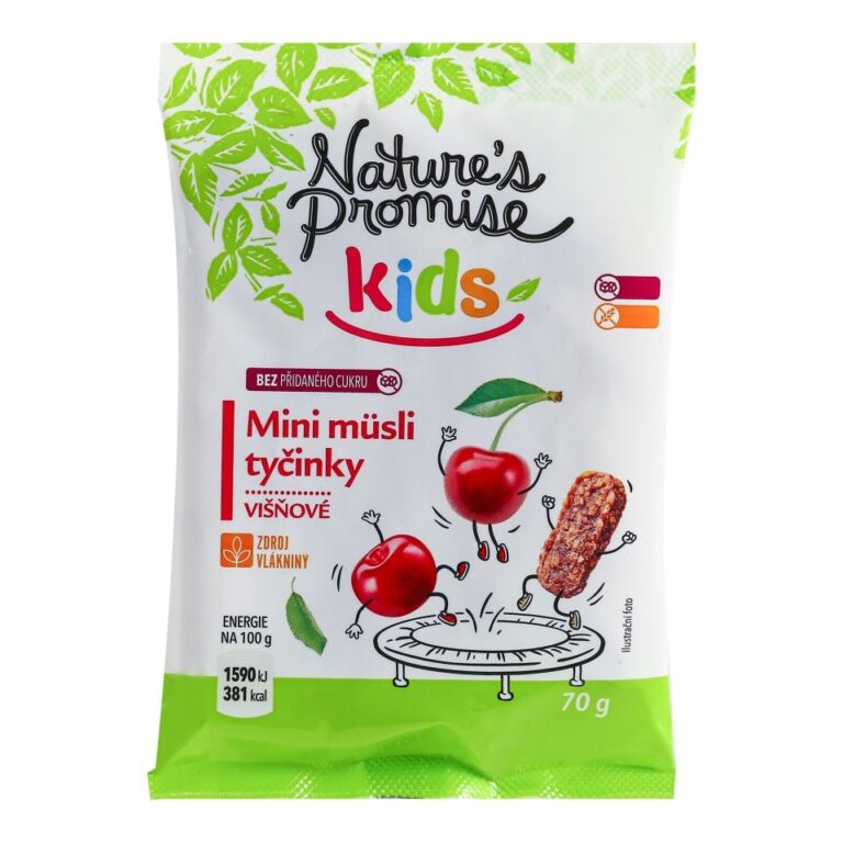 Nature’s Promise Kids mini müsli tyčinky