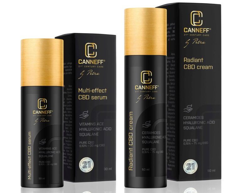 CANNEFF® by Petra: luxusní CBD sérum a krém