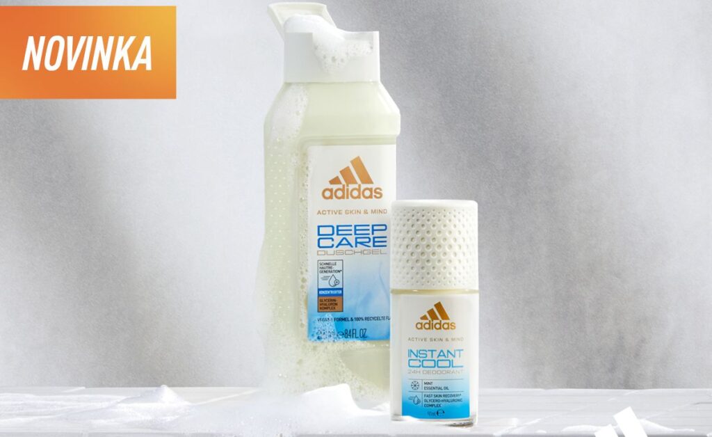 sprchový gel a deodorant Instant Cool od Adidasu