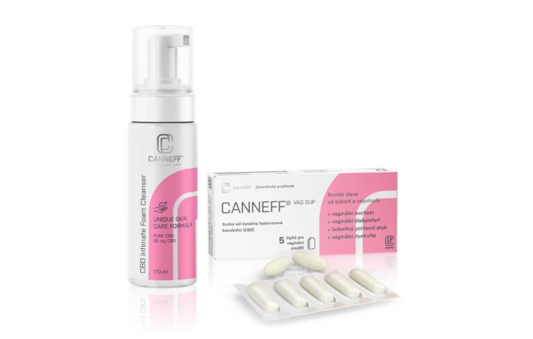 Soutěž o CANNEFF® CBD Intimní mycí pěnu a CANNEFF® vaginální čípky