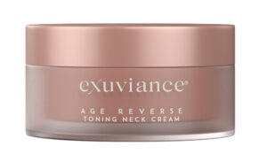 Exuviance Age Reverse Toning Neck Cream – exfoliační krém pro omlazení krku a dekoltu 