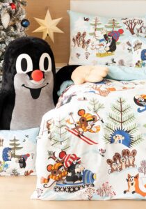 Povlečení Krtek a zima je skladem i do dětských postýlek.