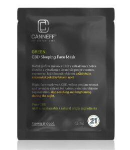 CANNEFF® GREEN. CBD Zklidňující noční maska