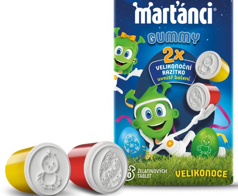 Marťánci s veselými velikonočními razítky