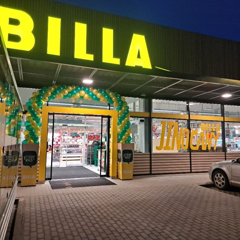 BILLA: nové prodejny už i v Třebíči, Jinočanech a Pečkách
