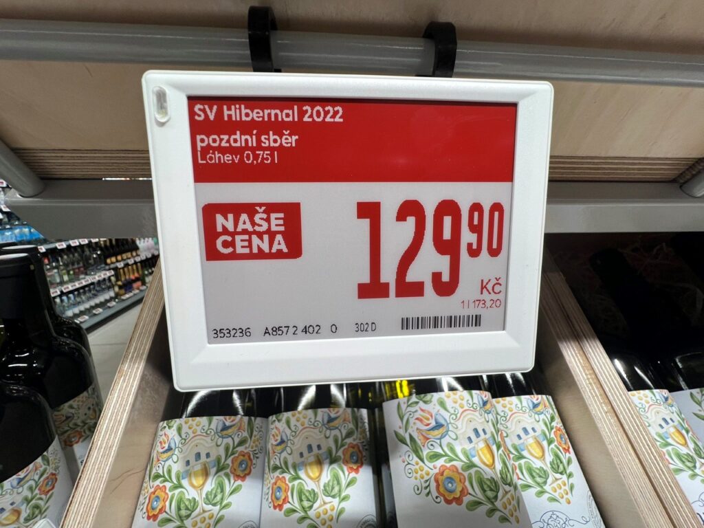 BILLA digitální cenovka