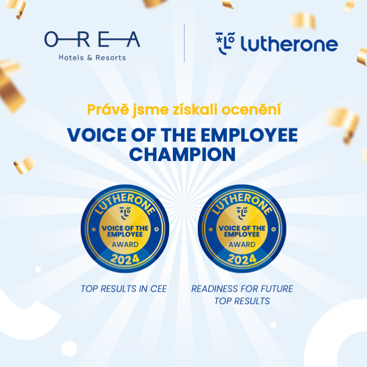 Významná ocenění od společnosti LutherOne: CEE Voice of Employee Award 2024 a Voice of Employee Award 2024 – Readiness for Future. 