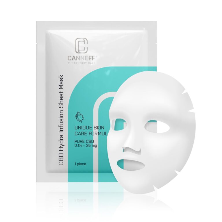 CANNEFF® CBD Ultra hydratační plátýnková maska