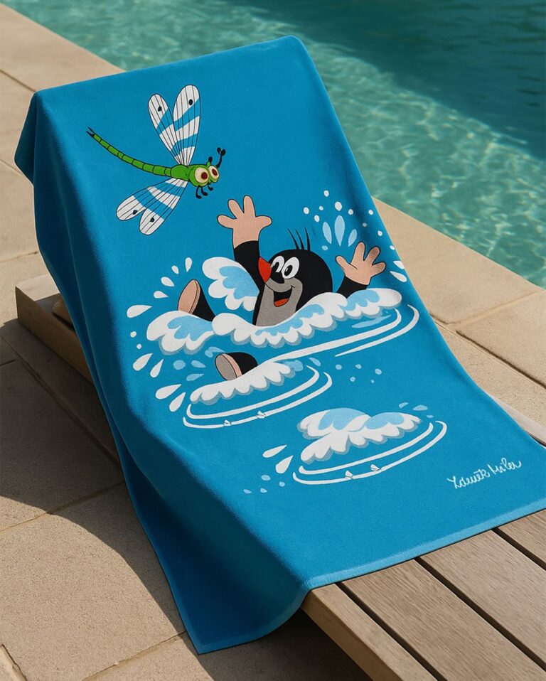 Hebké osušky s Krtečkem potěší hlavně v létě – teď navíc se slevou 10 %