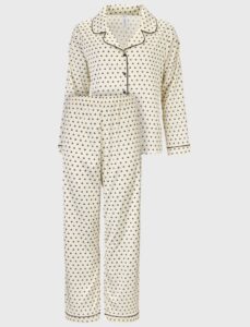 Saténové pyžamo Diamond Royal dlouhé