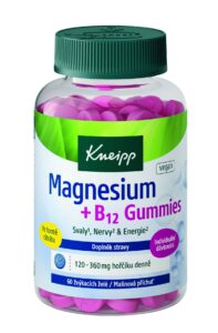 Kneipp doplněk stravy Magnesium + B12 Gummies, 60 želé, 299 Kč Foto: Kneipp