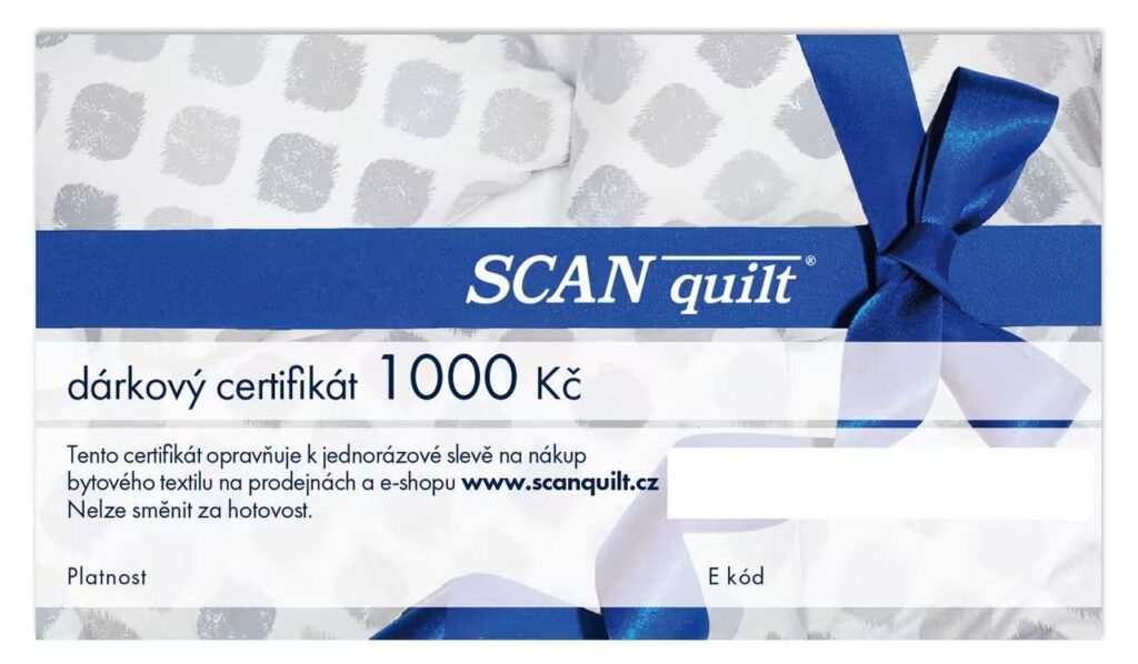 SCANquilt dárkový poukaz